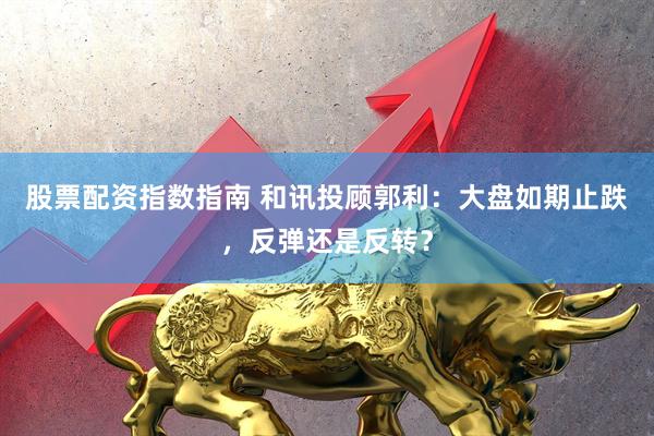 股票配资指数指南 和讯投顾郭利：大盘如期止跌，反弹还是反转？